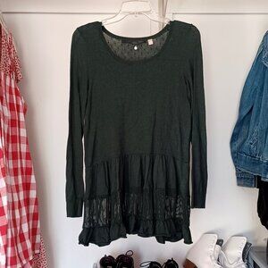 Forest Green Knit Dress